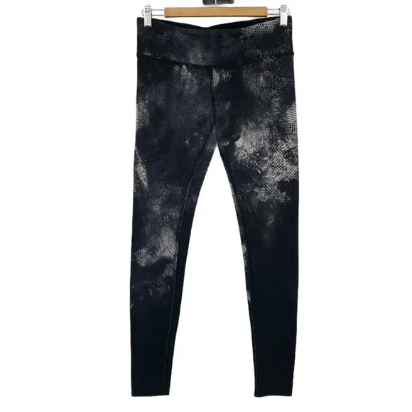 Alo Yoga Black Smoke Airbrush print leggings Med - Picture 3 of 14